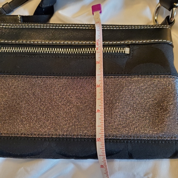 Coach Party Purse Silver & Black - Picture 9 of 9